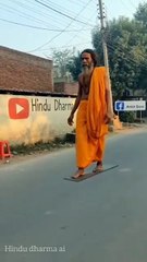 Naga Sadhu Unbelievable power 🤯 by Naga Sadhu || har har Mahadev || ai generated video.