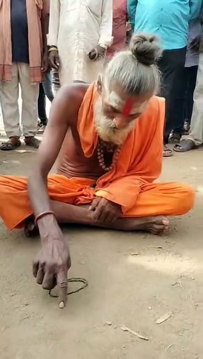 Naga Sadhu Unbelievable power 🤯 by Naga Sadhu || har har Mahadev || ai generated video.