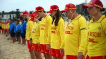 Bondi surf lifesavers observe two-minute silence in tribute to victims of terror attack