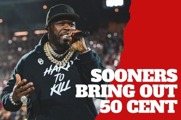 Oklahoma Sooners bring out 50 cent against Alabama Crimson Tide
