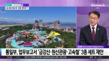 통일부, 업무보고서 ‘금강산·원산관광·고속철’ 제안