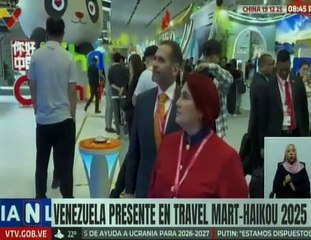China | Venezuela exhibe su potencial turístico en Feria International Travel Mart-Haikou 2025