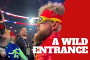 Jake Paul makes a wild entrance by paying homage to Hulk Hogan