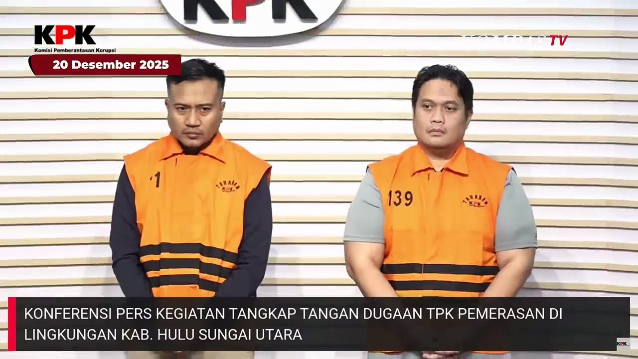 [Full] KPK Ungkap Aliran Rp804 Juta ke Kajari Hulu Sungai Utara