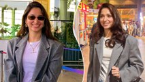 Tamannaah Bhatia Slays Airport Fashion With A Perfect Blend Of Casual And Cool