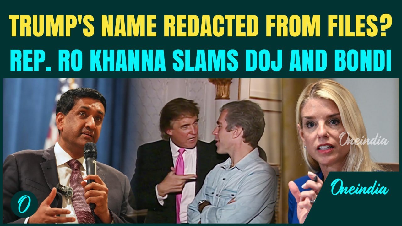 U.S. BREAKING: Khanna BLASTS DOJ Over Heavy Redactions in Released Epstein Files | Was Trump Saved?
