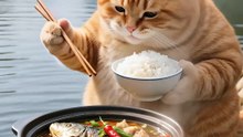 🐱🍲胖橘爱摸鱼-你掉的是金鱼银鱼还是啤酒鱼 #胖橘