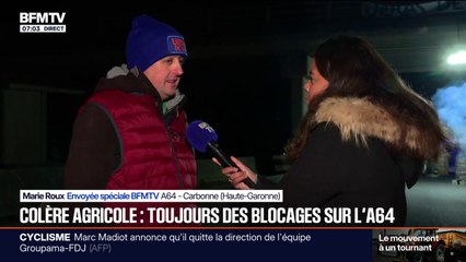 "On n'a pas été entendu": sur l'A64 à Cabonne, les agriculteurs restent mobilisés