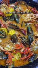 Padang sauce seafood creation #food #viral #videoshort