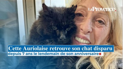 Le jour de son anniversaire, cette Auriolaise retrouve son chat disparu depuis 7 ans grâce à sa puce