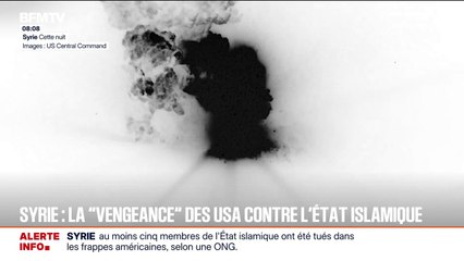 Les États-Unis ont frappé la Syrie contre le groupe État islamique