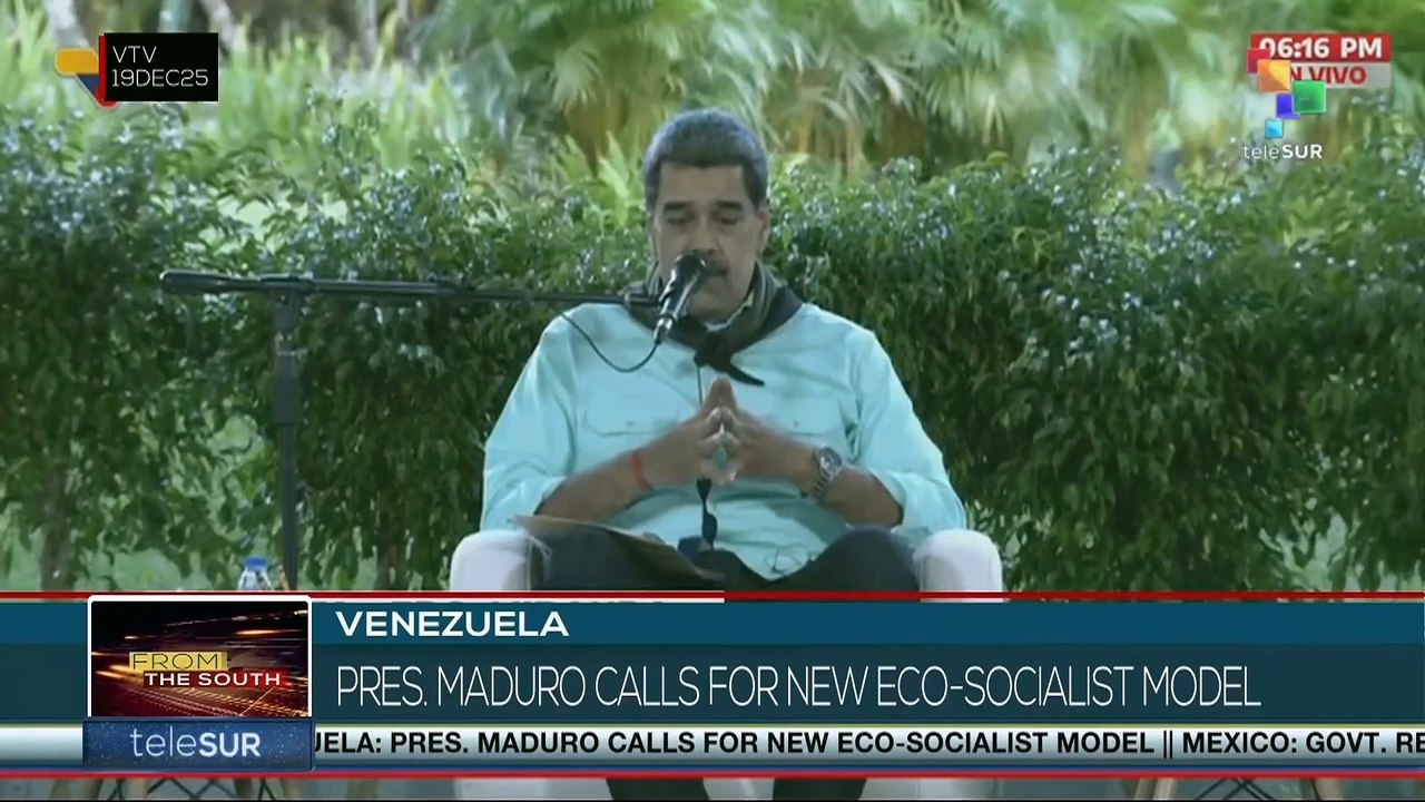 Pres. Maduro calls for new eco-socialist model