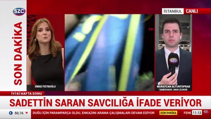 Sadettin Saran ifade veriyor
