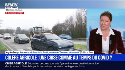 Crise agricole: "Nous n'avons pas vraiment tiré les leçons" du Covid, estime l'ancienne ministre de la Santé Agnès Buzyn