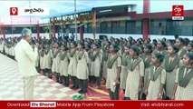 మీ బంగారు భవిష్యత్తుకు నాది బాధ్యత - తాళ్లపాలెం గురుకుల విద్యార్థినులతో సీఎం చంద్రబాబు