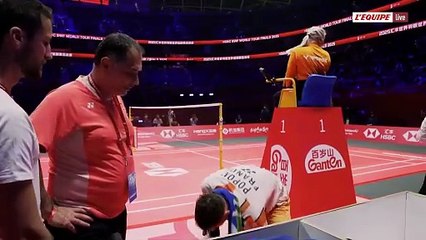 Le replay de la 1/2 finale de Christo Popov - Badminton - World Tour Finals