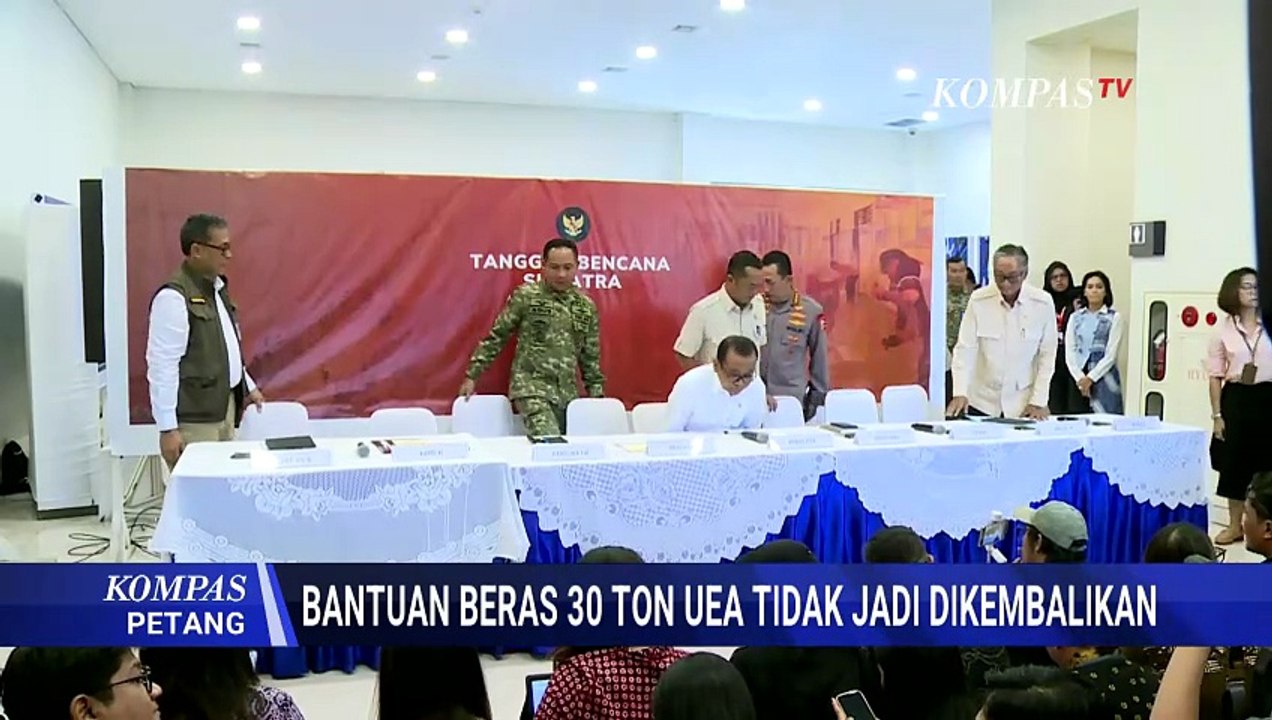 Bantuan Beras 30 Ton dari UEA untuk Korban Bencana Tidak Jadi Dikembalikan