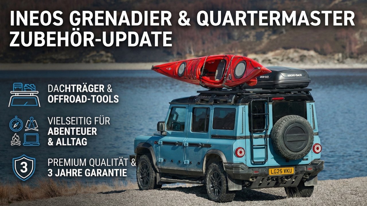 INEOS Automotive: Zubehör-Offensive für Grenadier und Quartermaster
