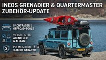 INEOS Automotive: Zubehör-Offensive für Grenadier und Quartermaster