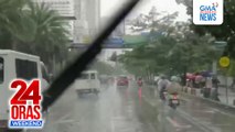 Ilang bahagi ng Metro Manila, inulan | Trapik sa NLEX at SLEX, may pagbigat din  | 24 Oras Weekend