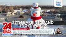 Giant snowman family, bida sa Harbin Ice and Snow Theme Park Festival sa China | 24 Oras Weekend