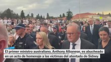 El primer ministro australiano es abucheado en el homenaje a las víctimas del atentadod e Sídney