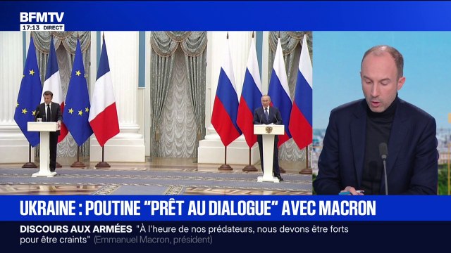 Paix en Ukraine: Vladimir Poutine déclare être prêt au dialogue avec Emmanuel Macron