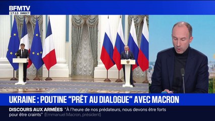 Paix en Ukraine: Vladimir Poutine déclare "être prêt au dialogue" avec Emmanuel Macron