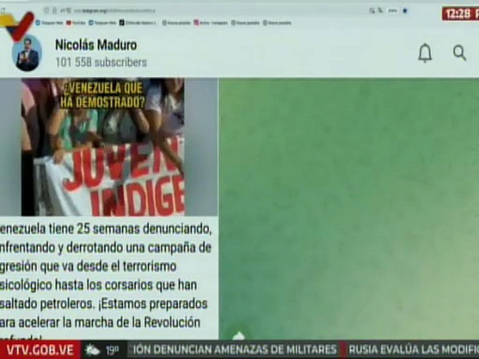 Presidente Nicolás Maduro: Estamos preparados para acelerar la marcha de la Revolución profunda
