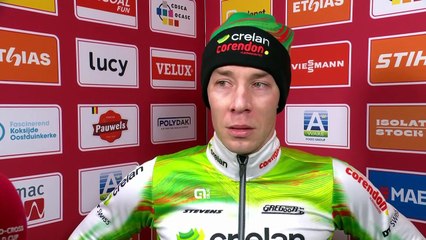 Cyclo-cross - Coupe du Monde UCI Coxyde - Laurens Sweeck : "La deuxième place était le meilleur résultat possible"