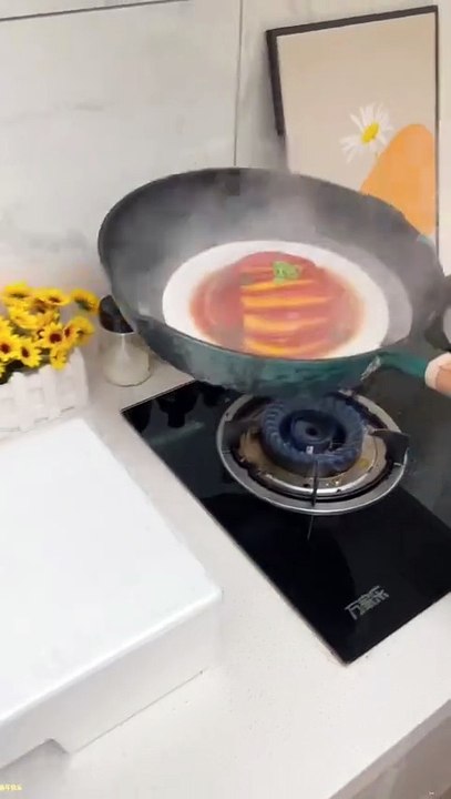There must be a pot rack like this in the kitchen