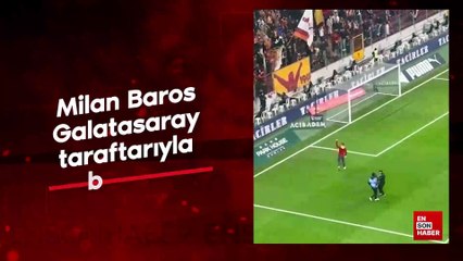 Milan Baros, Galatasaray taraftarıyla buluştu