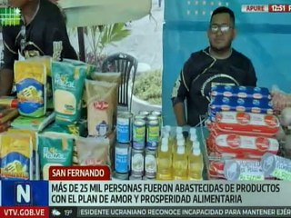 Apure | Más de 45 toneladas de alimentos distribuidas mediante Plan Amor y Prosperidad Alimentaria