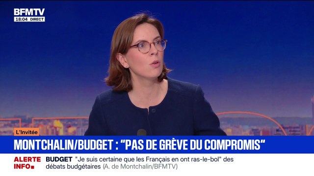 Budget 2026: Pour avoir un budget, il faut un compromis , déclare Amélie de Montchalin, ministre des Comptes publics