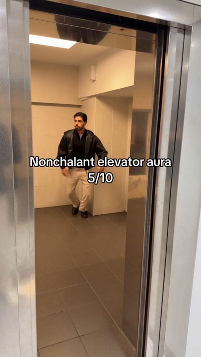 Nonchalant elevator aura