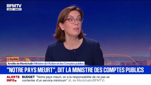 Budget 2026: La loi spéciale n'est pas un vrai budget , explique Amélie de Montchalin, ministre des Comptes publics