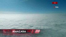 Kırıkkale sisle kaplandı, manzara dronla görüntülendi