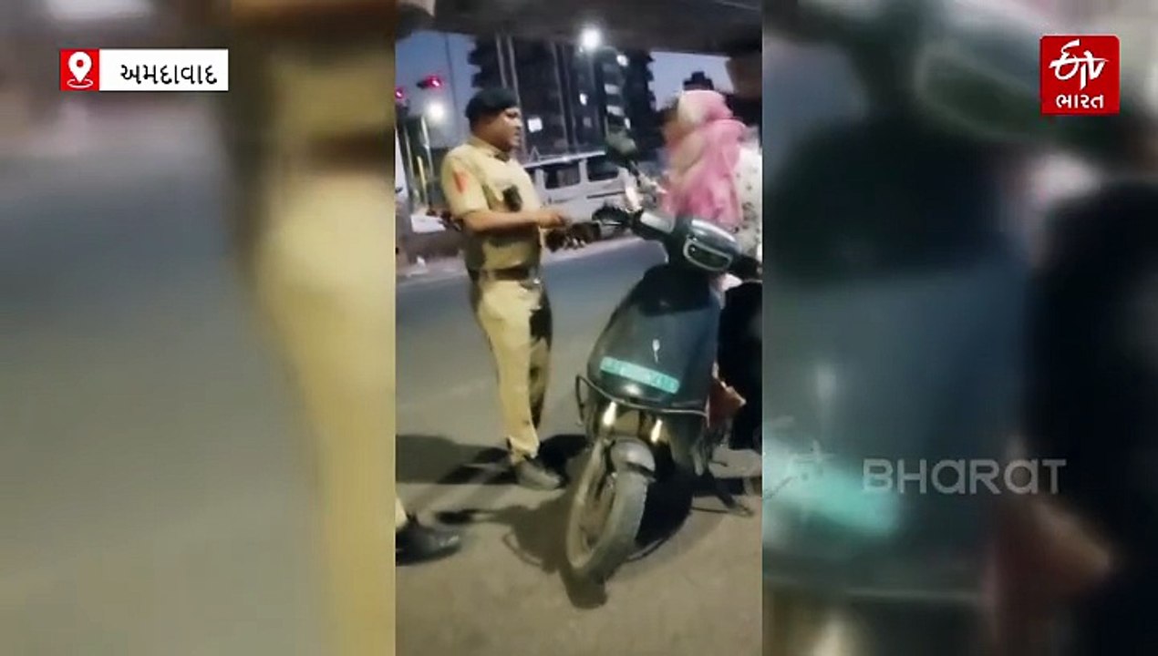 અમદાવાદમાં પોલીસકર્મી દ્વારા મહિલાને થપ્પડ મારવાનો આખો મામલો શું છે? વીડિયો સામે આવતા પોલીસકર્મી સામે શું કાર્યવાહી થઈ?