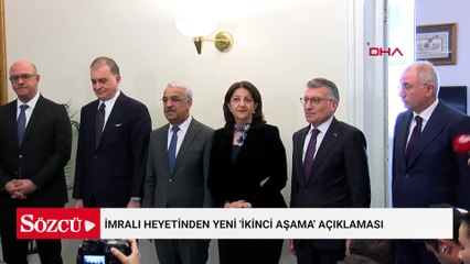 İmralı heyetinden yeni 'ikinci aşama' açıklaması