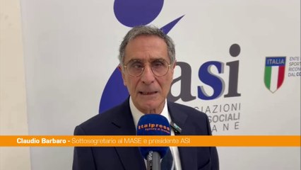 Barbaro "Sport centrale nelle dinamiche di crescita del Paese"
