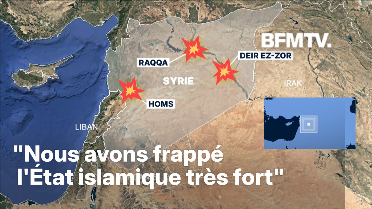 Des frappes américaines "de représailles" contre l'État islamique en Syrie