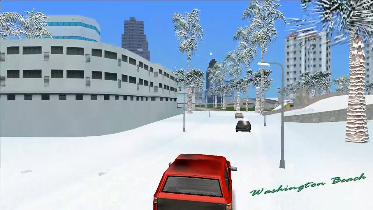 GTA Vice City,  Snow Conversion | Snowstorm  Mod | Video - 6