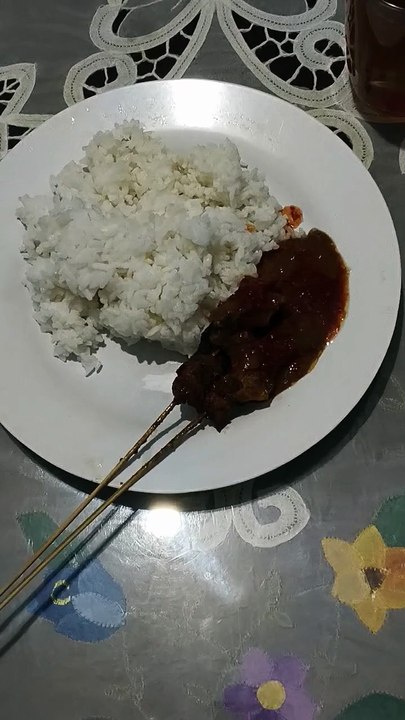 menu makan "Sate Ayam"