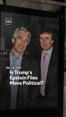 Is Trump’s Epstein Files Move Political?