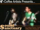 Acoustic electronica band Sound Sanctuary perform Dust live