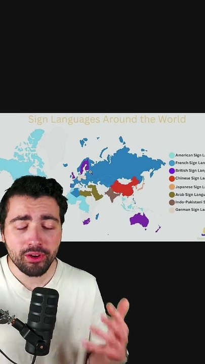 La langue des signes n'est pas universelle ? Pourquoi autant de langues de signes différentes ?