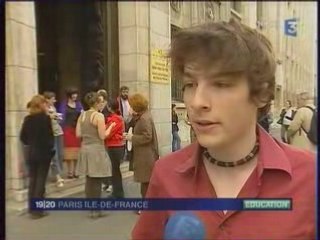 Journal régional - Reconvocation concours Paris Descartes