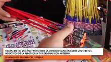 Promueven la concientización sobre los efectos negativos de la pirotecnia en personas con autismo