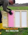 Testing wall insulation burn characteristics to enhance safety! 🔥🏠