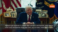 Trump: "Usa compiono 250 anni, per l'occasione terremo i Patriot Games"
